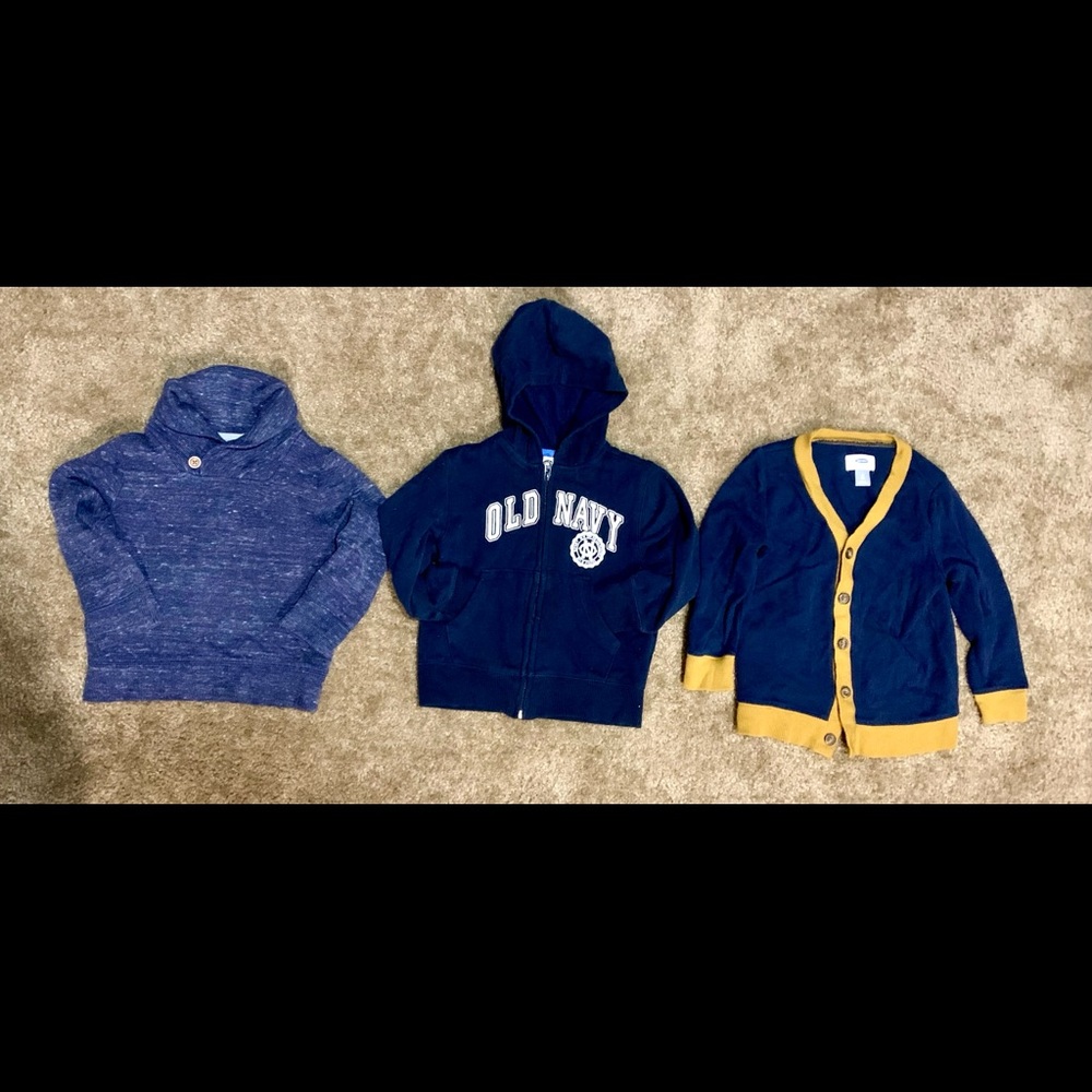 Boys sweaters and Hoodie Bundle size 3T